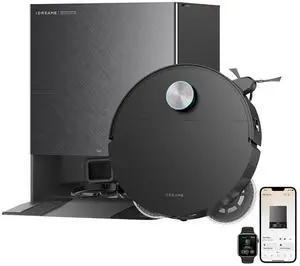 DREAME X60 Ultra Robot Vacuum and Mop, 3.13in Ultra-Thin Design, 3.47in Obstacle Clearing, 35,000Pa Suction, Self Emptying&Refilling, Mop Self-Cleaning, 100% Detangling, 280+Obstacle Avoidance, Black DREAME X60 Ultra Robot Vacuum and Mop, 3.13in Ultra-Thin Design, 3.47in Obstacle Clearing, 35,000Pa Suction, Self Emptying&Refilling, Mop Self-Cleaning, 100% Detangling, 280+Obstacle Avoidance, Black