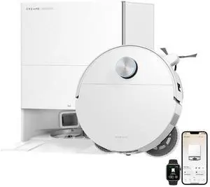 DREAME X60 Ultra Robot Vacuum and Mop, 3.13in Ultra-Thin Design, 3.47in Obstacle Clearing, 35,000Pa Suction, Self Emptying&Refilling, Mop Self-Cleaning, 100% Detangling, 280+Obstacle Avoidance, White DREAME X60 Ultra Robot Vacuum and Mop, 3.13in Ultra-Thin Design, 3.47in Obstacle Clearing, 35,000Pa Suction, Self Emptying&Refilling, Mop Self-Cleaning, 100% Detangling, 280+Obstacle Avoidance, White