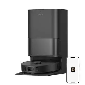 DREAME D30 Ultra Robot Vacuum and Mop, 25,000Pa Powerful Suction, All-in-One Base Station with 100 Days Auto-Empty, MopExtend Tech for Edge Cleaning, Smart Obstacle Avoidance, Black DREAME D30 Ultra Robot Vacuum and Mop, 25,000Pa Powerful Suction, All-in-One Base Station with 100 Days Auto-Empty, MopExtend Tech for Edge Cleaning, Smart Obstacle Avoidance, Black