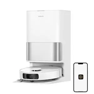 DREAME D30 Ultra Robot Vacuum and Mop, 25,000Pa Powerful Suction, All-in-One Base Station with 100 Days Auto-Empty, MopExtend Tech for Edge Cleaning, Smart Obstacle Avoidance, White DREAME D30 Ultra Robot Vacuum and Mop, 25,000Pa Powerful Suction, All-in-One Base Station with 100 Days Auto-Empty, MopExtend Tech for Edge Cleaning, Smart Obstacle Avoidance, White