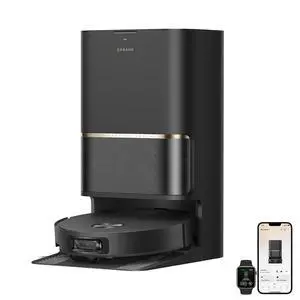 DREAME L60 Ultra Robot Vacuum and Mop, 35,000Pa Suction, Detangling Brush, AI-Enhanced 3D ToF Vision, 100 Mop Self-Cleaning, 280+ Object Types, Extendable Side Brush and Mop, Black DREAME L60 Ultra Robot Vacuum and Mop, 35,000Pa Suction, Detangling Brush, AI-Enhanced 3D ToF Vision, 100 Mop Self-Cleaning, 280+ Object Types, Extendable Side Brush and Mop, Black