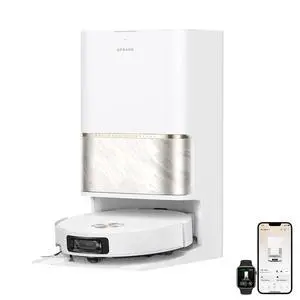 DREAME L60 Ultra Robot Vacuum and Mop, 35,000Pa Suction, Detangling Brush, AI-Enhanced 3D ToF Vision, 100 Mop Self-Cleaning, 280+ Object Types, Extendable Side Brush and Mop, White DREAME L60 Ultra Robot Vacuum and Mop, 35,000Pa Suction, Detangling Brush, AI-Enhanced 3D ToF Vision, 100 Mop Self-Cleaning, 280+ Object Types, Extendable Side Brush and Mop, White