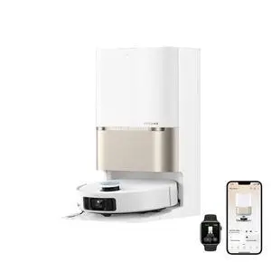 DREAME L60 Pro Ultra Robot Vacuum and Mop with Auto-Empty, 35,000Pa Suction, Hot Water Mop Self-Cleaning, and Smart Obstacle Avoidance, White DREAME L60 Pro Ultra Robot Vacuum and Mop with Auto-Empty, 35,000Pa Suction, Hot Water Mop Self-Cleaning, and Smart Obstacle Avoidance, White