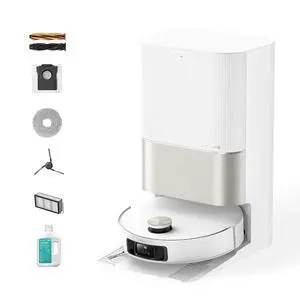 DREAME X50 Ultra Complete Robot Vacuum and Mop with Auto-Empty and Mop Self-Cleaning, 20,000Pa Suction, Obstacle Avoidance and 360° Navigation, Corner to Edge Deep Cleaning, Detangling Brush (White) DREAME X50 Ultra Complete Robot Vacuum and Mop with Auto-Empty and Mop Self-Cleaning, 20,000Pa Suction, Obstacle Avoidance and 360° Navigation, Corner to Edge Deep Cleaning, Detangling Brush (White)