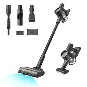 DREAME Cordless Stick Vacuum R20 Pure, 150AW Powerful Suction, Celeste LED Illumination, Anti-Tangle, Hard Floor & Carpet Cleaning, Up to 90Min Runtime, LED Screen, Lightweight, Versatile Attachments DREAME Cordless Stick Vacuum R20 Pure, 150AW Powerful Suction, Celeste LED Illumination, Anti-Tangle, Hard Floor & Carpet Cleaning, Up to 90Min Runtime, LED Screen, Lightweight, Versatile Attachments