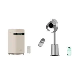 DREAME Bladeless Tower MF10-Silver Bundle with Mist-Free Humidifier H40 DREAME Bladeless Tower MF10-Silver Bundle with Mist-Free Humidifier H40
