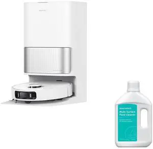 DREAME L40s Ultra AE Robot Vacuum Cleaner (White) and Floor Cleaning Solution 1 Bottle of 33.81 fl Oz (1L) DREAME L40s Ultra AE Robot Vacuum Cleaner (White) and Floor Cleaning Solution 1 Bottle of 33.81 fl Oz (1L)