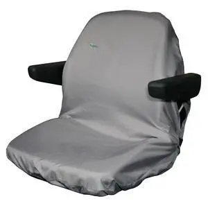 Town & Country Covers | Universal Tractor Seat Cover, Plant Hire Seat Cover, Standard & Large Size, Heavy Duty, Fast & Easy to Fit, Waterproof, Armrest & Headrest Slots (Grey, Large) Town & Country Covers | Universal Tractor Seat Cover, Plant Hire Seat Cover, Standard & Large Size, Heavy Duty, Fast & Easy to Fit, Waterproof, Armrest & Headrest Slots (Grey, Large)