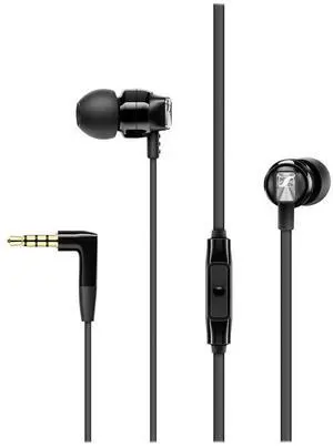 Sennheiser CX 300S in Ear Headphone with One-Button Smart Remote - Black Sennheiser CX 300S in Ear Headphone with One-Button Smart Remote - Black