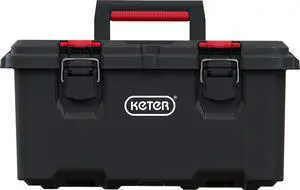 Keter Stack n' Roll Modular DIY Toolbox, Stackable, Lightweight, Durable, Water Resistant, Black Keter Stack n' Roll Modular DIY Toolbox, Stackable, Lightweight, Durable, Water Resistant, Black