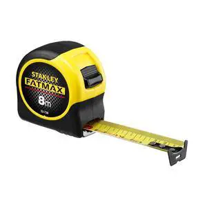 STANLEY Tape Measure Blade Armor 8 M Metric Shock Resistant with Mylar Coating and Cushion Grip 0-33-728 STANLEY Tape Measure Blade Armor 8 M Metric Shock Resistant with Mylar Coating and Cushion Grip 0-33-728