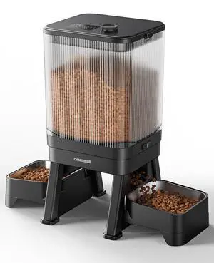 Automatic Cat Feeder for 2 Cats Pets, 32 Cups/7L | Elevated Bowls, Prevent Fighting, Precise Portions, Balanced Dispensing, Non-Slip & Stable, Easy-to-Clean Automatic Cat Feeder for 2 Cats Pets, 32 Cups/7L | Elevated Bowls, Prevent Fighting, Precise Portions, Balanced Dispensing, Non-Slip & Stable, Easy-to-Clean