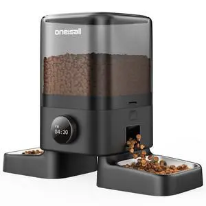 Automatic Cat Feeder for 2 Cats Pets, 20 Cups/5L | Prevent Fighting, Precise Portions, Balanced Dispensing, Large Kibble Support, Non-Slip & Stable, Stainless Steel Bowls Automatic Cat Feeder for 2 Cats Pets, 20 Cups/5L | Prevent Fighting, Precise Portions, Balanced Dispensing, Large Kibble Support, Non-Slip & Stable, Stainless Steel Bowls