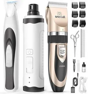 Dog Clipper Low Noise Dog Nail Grinder Paw Trimmer with 2 LED Lights Dog Clipper Low Noise Dog Nail Grinder Paw Trimmer with 2 LED Lights