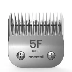 Professional Dog Grooming Clippers Replacement Blade, Ultra Edge Dog Clipper Blade Constructed of Carbonized Steel, Resists Heat & Rust with Long-Lasting Sharp Edges(5FC) Professional Dog Grooming Clippers Replacement Blade, Ultra Edge Dog Clipper Blade Constructed of Carbonized Steel, Resists Heat & Rust with Long-Lasting Sharp Edges(5FC)