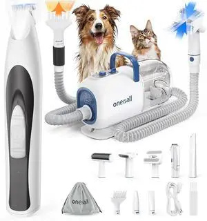Dog Vacuum & Dryer for Shedding Grooming, Low-Noise Dog Paw Trimmer with LED Light, Paw Trimmer for Dogs 0.8inch/20mm Wide Blade Dog Vacuum & Dryer for Shedding Grooming, Low-Noise Dog Paw Trimmer with LED Light, Paw Trimmer for Dogs 0.8inch/20mm Wide Blade