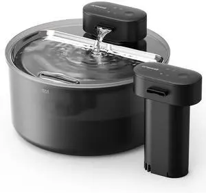 108oz/3.2L Wireless Cat Water Fountain, Dual Water Pumps (1 for Daily Use, 1 as Backup), Replaceable Rechargeable Battery Module 108oz/3.2L Wireless Cat Water Fountain, Dual Water Pumps (1 for Daily Use, 1 as Backup), Replaceable Rechargeable Battery Module
