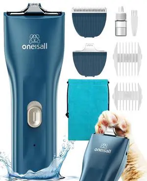 Quiet Pet Clippers for Cat Matted Hair, Cordless Cat Hair Trimmer | Dual Blade for Body and Paw, Waterproof Cordless Cat Clippers for Matted Long Hair with Storage Bag,Lightweight Quiet Pet Clippers for Cat Matted Hair, Cordless Cat Hair Trimmer | Dual Blade for Body and Paw, Waterproof Cordless Cat Clippers for Matted Long Hair with Storage Bag,Lightweight
