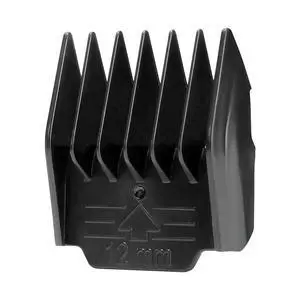 Attachment Guide Comb Guards for Low Noise Dog Clippers #4, 12mm(4/9-Inch) Cut Length, Black for 26225202-003DE/P2/X3//X2 Attachment Guide Comb Guards for Low Noise Dog Clippers #4, 12mm(4/9-Inch) Cut Length, Black for 26225202-003DE/P2/X3//X2