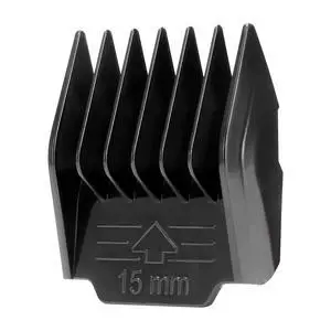 Attachment Guide Comb Guards for Low Noise Dog Clippers #5, 15mm(3/5-Inch) Cut Length, Black for 26225202-003DE/P2/X3//X2 Attachment Guide Comb Guards for Low Noise Dog Clippers #5, 15mm(3/5-Inch) Cut Length, Black for 26225202-003DE/P2/X3//X2