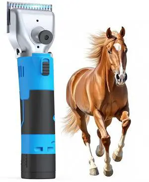Professional Horse Clippers 2601 | Cordless Horse Grooming Clippers with 2 Batteries,Detachable Blade,Heavy Duty Horse Grooming Kit for Thick Coat Professional Horse Clippers 2601 | Cordless Horse Grooming Clippers with 2 Batteries,Detachable Blade,Heavy Duty Horse Grooming Kit for Thick Coat