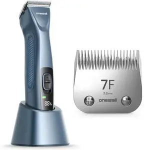 Cordless Professional Dog Grooming Clippers with #7 Blade Cordless Professional Dog Grooming Clippers with #7 Blade