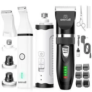Quiet Cat Clippers for Matted & Long Hair, Dog Nail Grinder and Paw Trimmer Kit Quiet Cat Clippers for Matted & Long Hair, Dog Nail Grinder and Paw Trimmer Kit