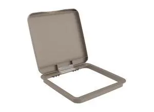 Rev-A-Shelf 27 Qt Under Sink Garbage Can Lid for Kitchen and Bathroom Cabinet, Replacement Plastic Trash Bin Lid Only, Champagne, RV-1024-LID-12-1 Rev-A-Shelf 27 Qt Under Sink Garbage Can Lid for Kitchen and Bathroom Cabinet, Replacement Plastic Trash Bin Lid Only, Champagne, RV-1024-LID-12-1