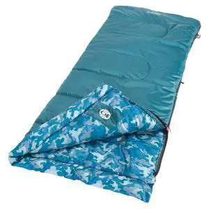 Coleman Kids 45°F Sleeping Bag for Children up to 5ft 5in Tall, Lightweight & Warm Sleep Sack for Indoor/Outdoor Use, Machine Washable Coleman Kids 45°F Sleeping Bag for Children up to 5ft 5in Tall, Lightweight & Warm Sleep Sack for Indoor/Outdoor Use, Machine Washable