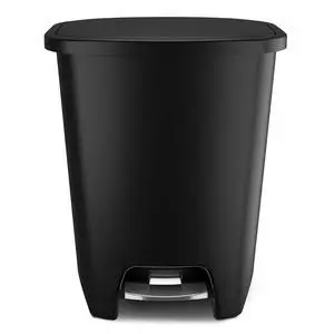 Glad Premium Trash Can with Clorox Odor Protection, 20 Gallon, Black | Plastic Kitchen Waste Bin | Hands Free with Stainless Steel Foot Pedal and Garbage Bag Rings Glad Premium Trash Can with Clorox Odor Protection, 20 Gallon, Black | Plastic Kitchen Waste Bin | Hands Free with Stainless Steel Foot Pedal and Garbage Bag Rings