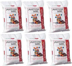 Michigan Peat Garden Magic General Purpose Potting Soil Mix for Indoor Outdoor Planter Container Plant Flower Gardening, 20 Pound Bag (6 Pack) Michigan Peat Garden Magic General Purpose Potting Soil Mix for Indoor Outdoor Planter Container Plant Flower Gardening, 20 Pound Bag (6 Pack)