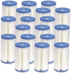 Intex Pool Easy Set Type B Replacement Filter Pump Cartridge (18 Pack) | 29005E Intex Pool Easy Set Type B Replacement Filter Pump Cartridge (18 Pack) | 29005E