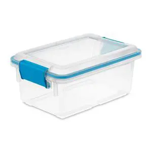 Sterilite 18-Pack Gasket Box, Weather-Resistant Storage Bins with Latching Lids, 7.5 Quart - Heavy-Duty Organizing Containers for Closet, Bathroom, and Office Sterilite 18-Pack Gasket Box, Weather-Resistant Storage Bins with Latching Lids, 7.5 Quart - Heavy-Duty Organizing Containers for Closet, Bathroom, and Office