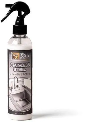 John Boos Stainless Steel Cleaner with Fine Mist Spray, Lavender Scent, 8 oz - Streak-Free Cleaning Polish & Stain Remover for Stoves, Ovens, Sinks, & Kitchen Surfaces John Boos Stainless Steel Cleaner with Fine Mist Spray, Lavender Scent, 8 oz - Streak-Free Cleaning Polish & Stain Remover for Stoves, Ovens, Sinks, & Kitchen Surfaces