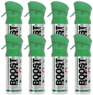 Boost Oxygen Pocket Size Natural 3L Canister, 8 Pack | Fits in a Bag, Purse & Pocket No Added Aromas For On-The-Go Quick Trips Boost Oxygen Pocket Size Natural 3L Canister, 8 Pack | Fits in a Bag, Purse & Pocket No Added Aromas For On-The-Go Quick Trips