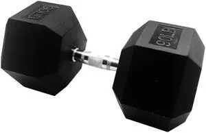 Signature Fitness Rubber Coated Hex Dumbbells Hand Weights for Exercises and Fitness Home Gym, 5-50 lbs, Pairs Signature Fitness Rubber Coated Hex Dumbbells Hand Weights for Exercises and Fitness Home Gym, 5-50 lbs, Pairs