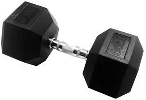 Signature Fitness Rubber Coated Hex Dumbbells Hand Weights for Exercises and Fitness Home Gym, 5-50 lbs, Pairs Signature Fitness Rubber Coated Hex Dumbbells Hand Weights for Exercises and Fitness Home Gym, 5-50 lbs, Pairs