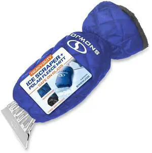 Snow Joe SJEG02M Polar Fleece Lined Mitt with Built-in Heavy-Duty Ice Scraper, Waterproof Snow Joe SJEG02M Polar Fleece Lined Mitt with Built-in Heavy-Duty Ice Scraper, Waterproof