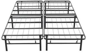 Hercules Folding Metal Bed Frame, 14" Platform Mattress Foundation, No Box Spring Needed, Queen Hercules Folding Metal Bed Frame, 14" Platform Mattress Foundation, No Box Spring Needed, Queen