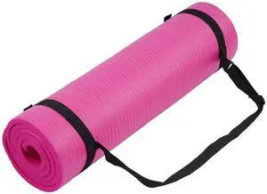 Fitvids Yoga Mat, 1/2-Inch Extra Thick High Density Exercise Mat, Anti-Tear Exercise Yoga Mat with Carrying Strap, Suitable for Various Yoga Exercises Fitvids Yoga Mat, 1/2-Inch Extra Thick High Density Exercise Mat, Anti-Tear Exercise Yoga Mat with Carrying Strap, Suitable for Various Yoga Exercises
