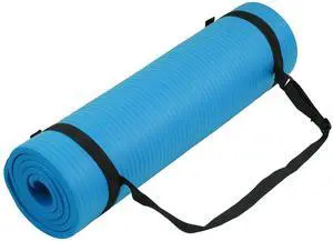 Fitvids Yoga Mat, 1/2-Inch Extra Thick High Density Exercise Mat, Anti-Tear Exercise Yoga Mat with Carrying Strap, Suitable for Various Yoga Exercises Fitvids Yoga Mat, 1/2-Inch Extra Thick High Density Exercise Mat, Anti-Tear Exercise Yoga Mat with Carrying Strap, Suitable for Various Yoga Exercises