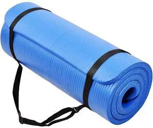 BalanceFrom Yoga Mat, 1-Inch Extra Thick High Density Exercise Mat, Anti-Tear Exercise Yoga Mat with Carrying Strap, Suitable for Various Yoga Exercises, Multiple Colors BalanceFrom Yoga Mat, 1-Inch Extra Thick High Density Exercise Mat, Anti-Tear Exercise Yoga Mat with Carrying Strap, Suitable for Various Yoga Exercises, Multiple Colors