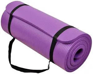 BalanceFrom Yoga Mat, 1-Inch Extra Thick High Density Exercise Mat, Anti-Tear Exercise Yoga Mat with Carrying Strap, Suitable for Various Yoga Exercises, Multiple Colors BalanceFrom Yoga Mat, 1-Inch Extra Thick High Density Exercise Mat, Anti-Tear Exercise Yoga Mat with Carrying Strap, Suitable for Various Yoga Exercises, Multiple Colors
