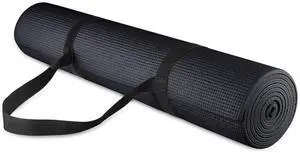 Fitvids All Purpose 1/4-Inch High Density Anti-Tear Exercise Yoga Mat with Carrying Strap, Multiple Colors Fitvids All Purpose 1/4-Inch High Density Anti-Tear Exercise Yoga Mat with Carrying Strap, Multiple Colors