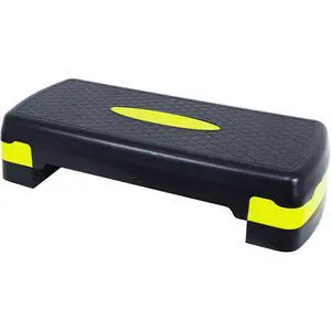 Fitvids Aerobic Step Platform Trainer with Adjustable 2-Level Risers, 400 Pound Weight Capacity Non-Slip Exercise Stepper Fitvids Aerobic Step Platform Trainer with Adjustable 2-Level Risers, 400 Pound Weight Capacity Non-Slip Exercise Stepper
