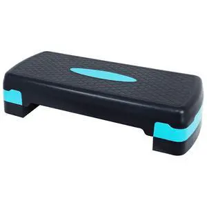 Fitvids Aerobic Step Platform Trainer with Adjustable 2-Level Risers, 400 Pound Weight Capacity Non-Slip Exercise Stepper Fitvids Aerobic Step Platform Trainer with Adjustable 2-Level Risers, 400 Pound Weight Capacity Non-Slip Exercise Stepper