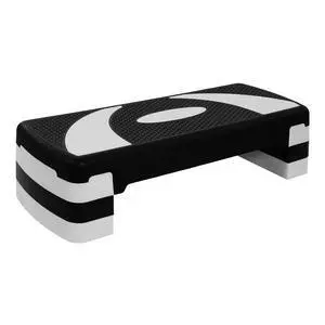 BalanceFrom 31-inch Aerobic Step Platform Trainer with 3 Adjustable Risers BalanceFrom 31-inch Aerobic Step Platform Trainer with 3 Adjustable Risers
