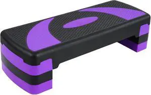BalanceFrom 31-inch Aerobic Step Platform Trainer with 3 Adjustable Risers BalanceFrom 31-inch Aerobic Step Platform Trainer with 3 Adjustable Risers