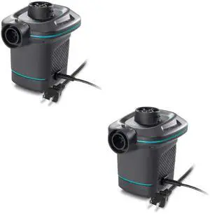 INTEX QuickFill Electric Air Pump: Inflates and Deflates Air Mattresses, Inflatable Kayaks, Boats, Toys INTEX QuickFill Electric Air Pump: Inflates and Deflates Air Mattresses, Inflatable Kayaks, Boats, Toys