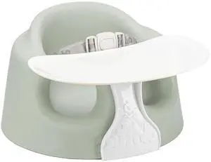 Bumbo Baby Soft Foam Floor Seat Plus+ with Tray, 3 to 12 Months, Agave | Comfortable Support w/Extra Leg Room Design & 3pt Adjustable Harness - Includes Tray for Infant Feeding & Play, Easy to Clean Bumbo Baby Soft Foam Floor Seat Plus+ with Tray, 3 to 12 Months, Agave | Comfortable Support w/Extra Leg Room Design & 3pt Adjustable Harness - Includes Tray for Infant Feeding & Play, Easy to Clean